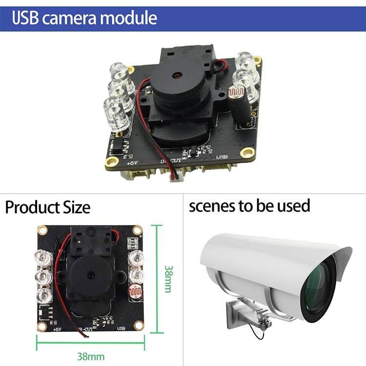 J.S.K.-032HDR-V1.0-monoklulaarinen leveä dynaaminen 1/2,5 tuuman COMS-anturin taustavalokuvaus, Linssin polttoväli voidaan sovittaa 30 fps 5MP 3 27 单500W 032HDR详情页3