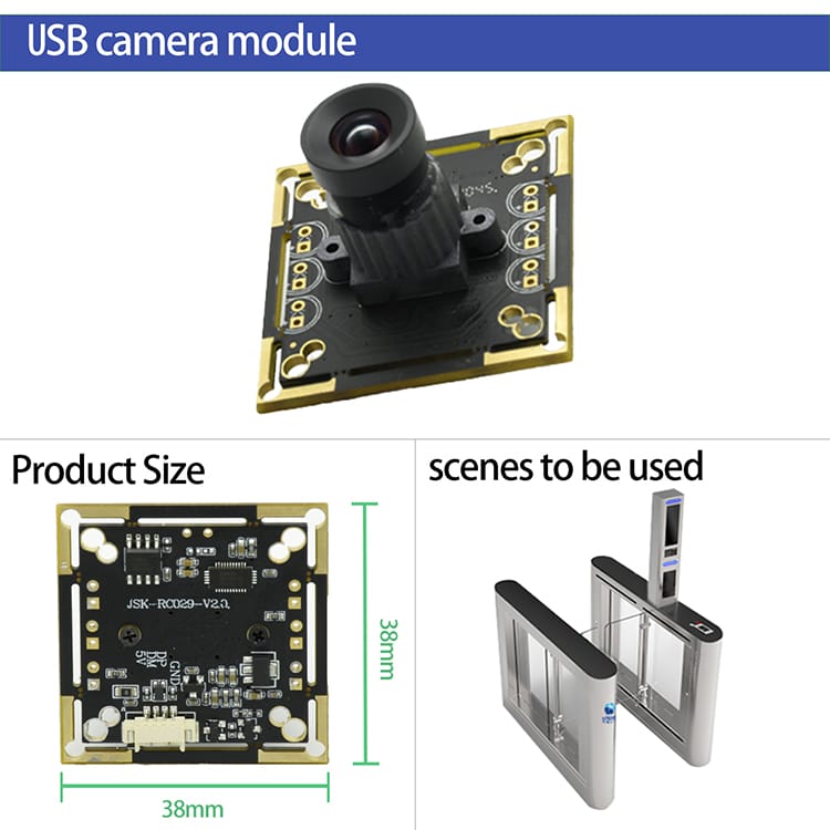 JSK-RC029-V2.0 1 million 720P OV9712 fixed focus for smart home face recognition monitoring DVP camera module 3 39 单1MP RC029 详情页3
